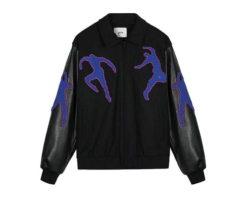 Arte Jonah Pixel Dancer Jacket Black — veste unisexe imprimé pixel art