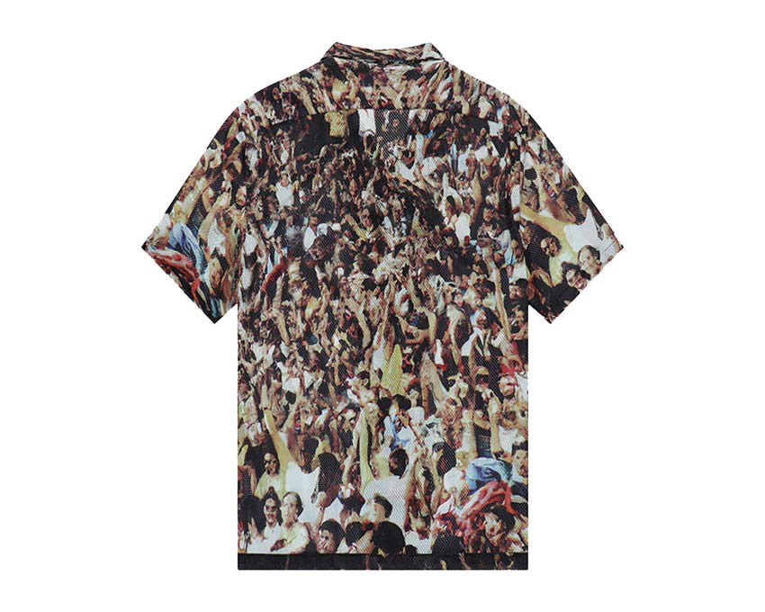 Arte Scottie Mesh Shirt Allover Print vue latérale — matière mesh transparente