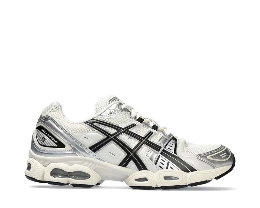 Asics Gel Nimbus 9 Cream Black — running homme amorti Gel Asics