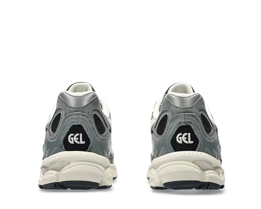 Asics Gel NYC Graphite Grey Smoke Grey Detail — Duomax-Sohle