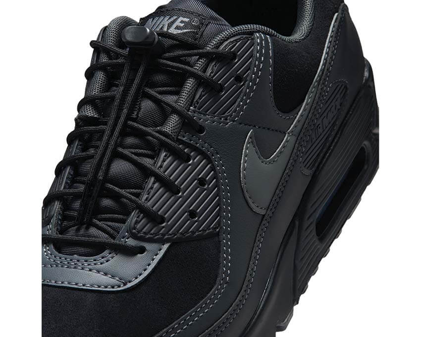 Nike Air Max 90 Iron Grey vue latérale — semelle Air Max visible