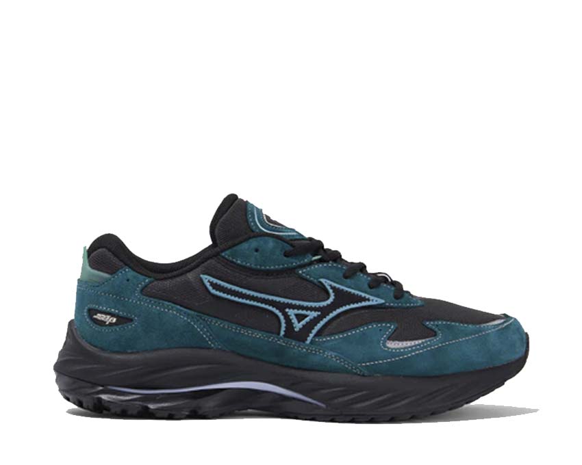 Mizuno Wave Rider β Deep Teal — sneaker homme running bleu canard profond