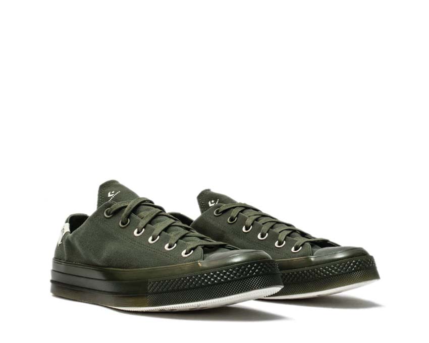 Converse A Cold Wall Chuck 70 Ox Rifle Green vue latérale — toile technique militaire