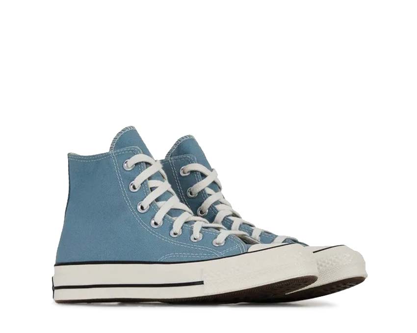 Converse Chuck 70 Hi Cocoon Blue Egret Seitenansicht — Segeltuch pastellblau