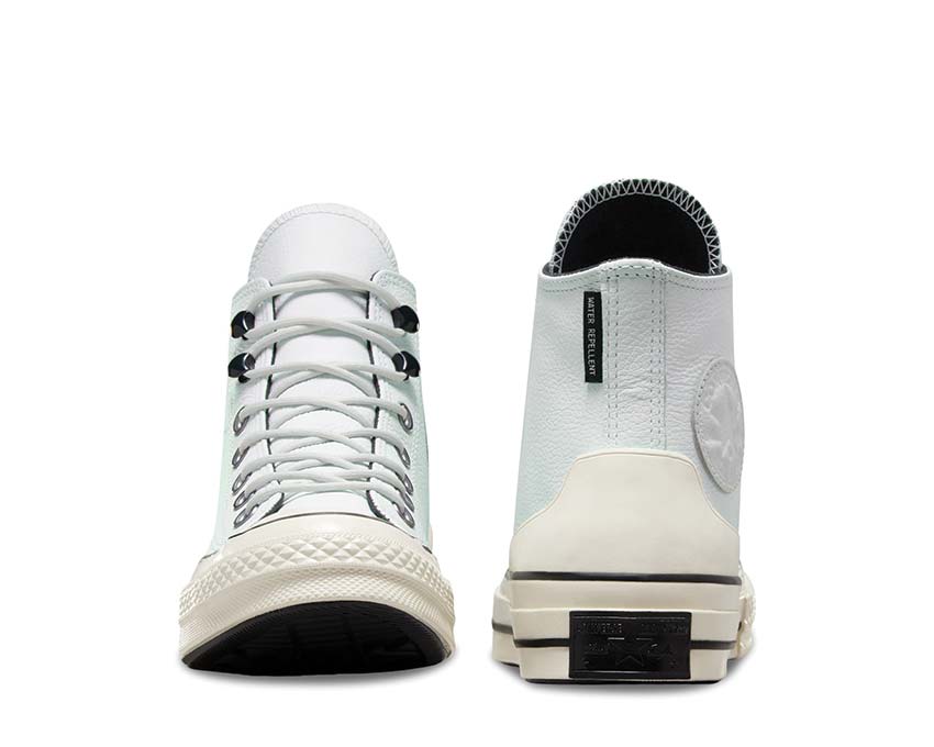 Converse Chuck 70 Hi Moonbath Egret vista laterale — tela tonalità delicate