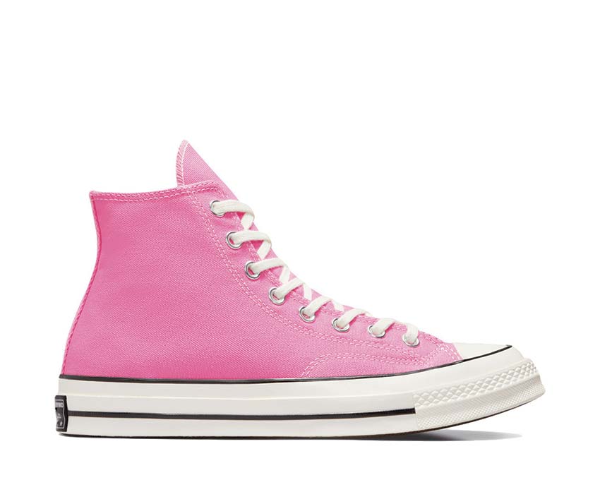 Converse Chuck 70 Hi Pink/Egret/Black — sneaker donna rosa pastello canvas vintage