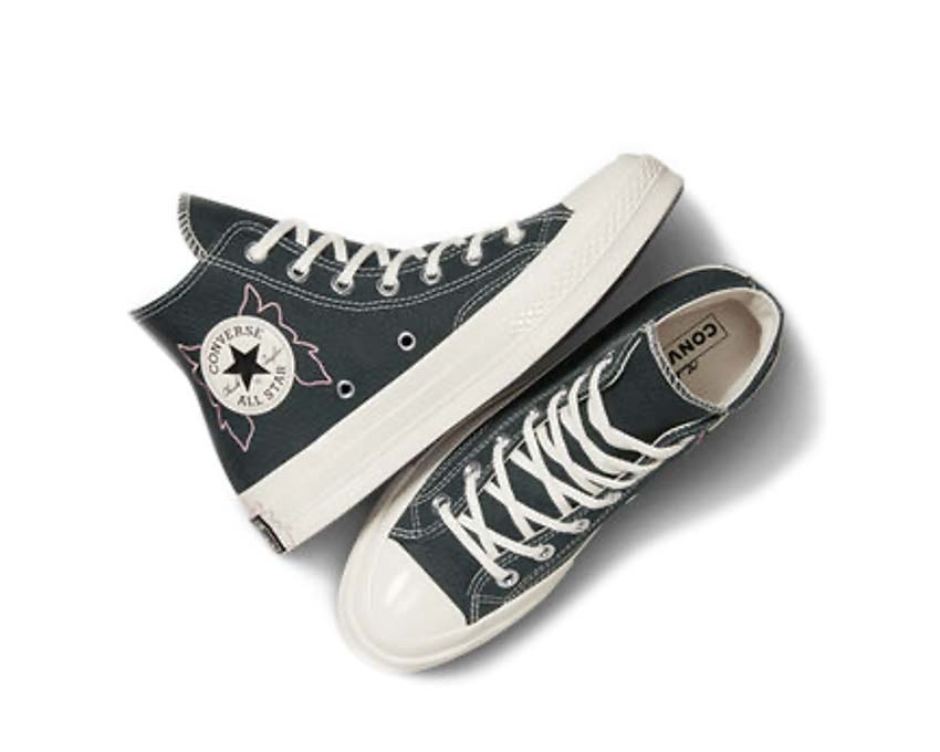 Converse Chuck 70 Hi Secret Pine Egret suola — suola vulcanizzata bianca