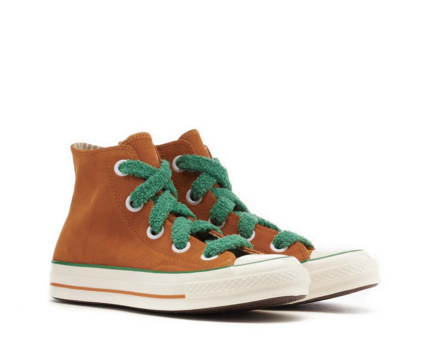 Converse Chuck 70 Hi Wonka Orange Green Egret vue latérale — coloris festif