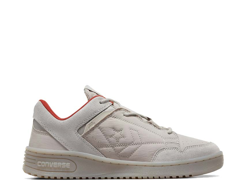 Converse Weapon OX Flint Gray/Bossa — sneaker homme cuir rétro basketball