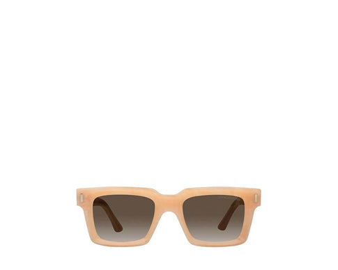 Cutler And Gross 1386 Square Peach Marble — lunettes de soleil femme acétate carré marbre pêche