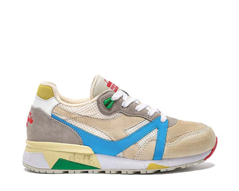 Diadora N9000 Podio Italia Multi — sneaker uomo pelle multicolore vintage