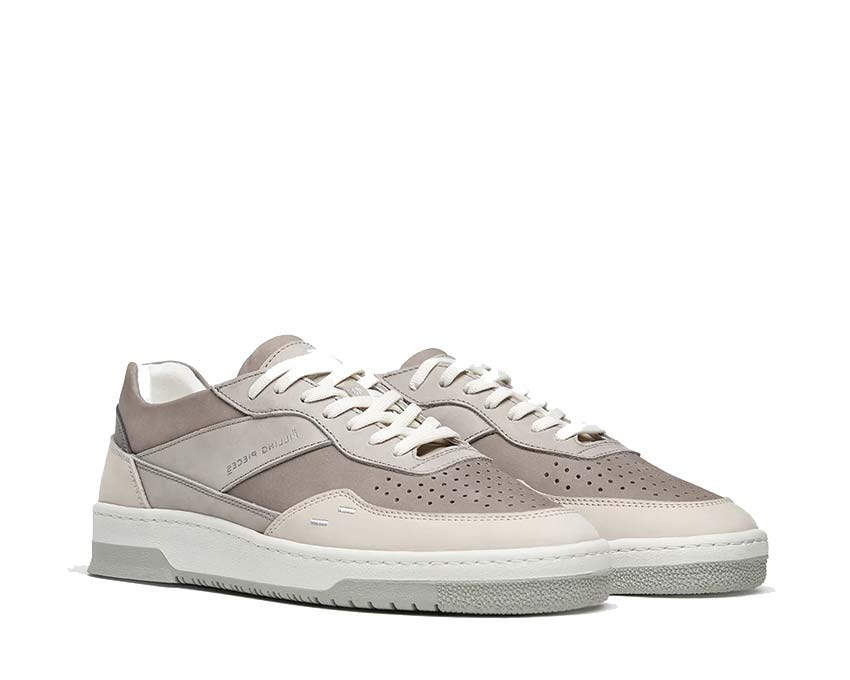 Filling Pieces Ace Spin Taupe vue latérale — cuir premium taupe