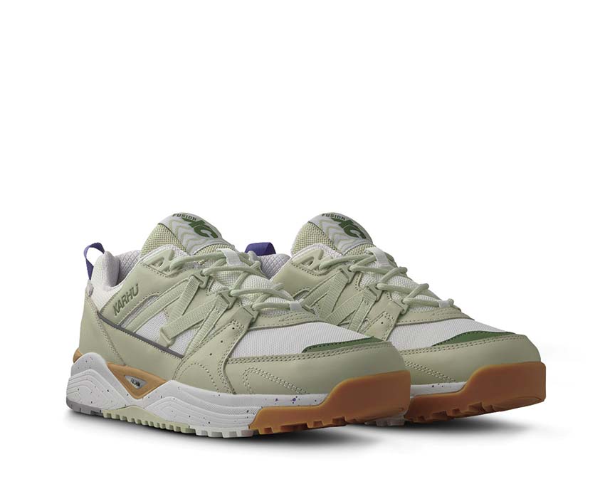 Karhu Fusion XC Aloe Wash vista laterale — mesh traspirante