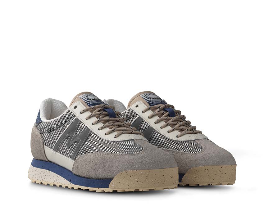 Karhu Mestari Control Silver Lining/True Navy vista laterale — mesh traspirante