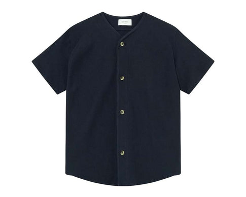 Les Deux Barry Baseball Jersey Shirt Dark Navy — Unisex-Hemd baseball jersey