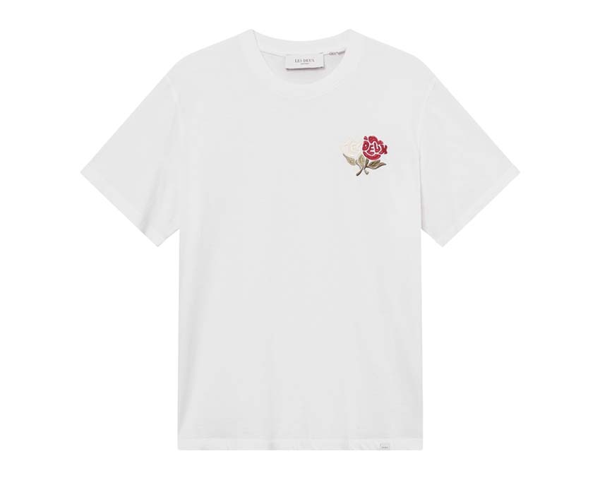 Les Deux Felipe T-Shirt White — t-shirt unisexe coton logo brodé