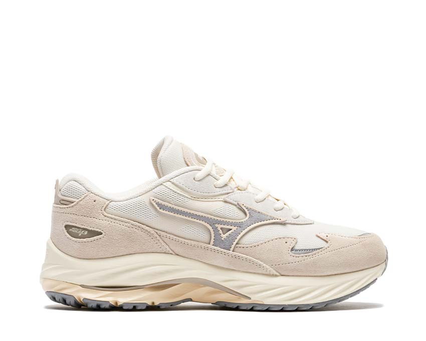 Mizuno Wave Rider Beta White Sand/Ultimate Gray — sneaker uomo tecnologia Wave