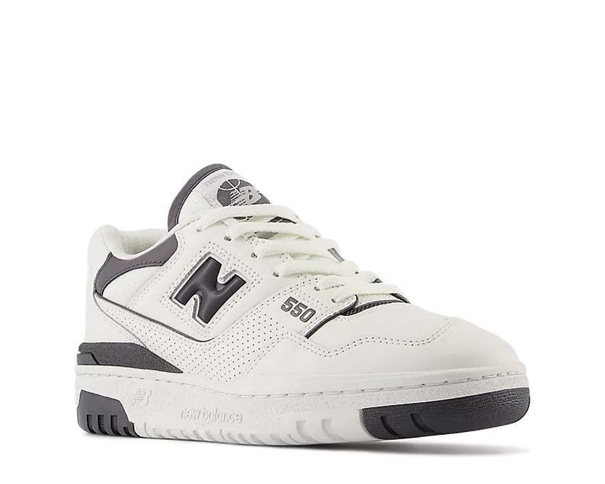 vue latérale — New Balance 550 femme sea salt magnet cupsole épaisse