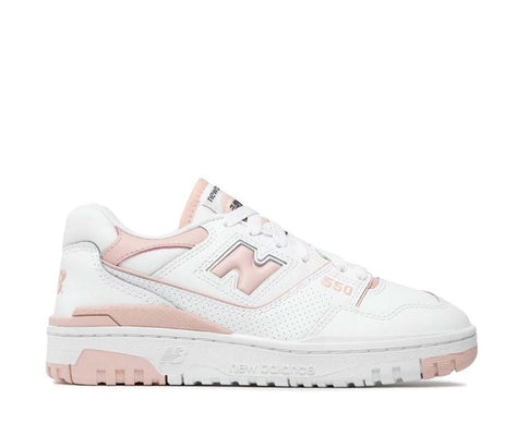 New Balance 550 W White Pink — Damen Basketball Vintage Cupsole Sneaker