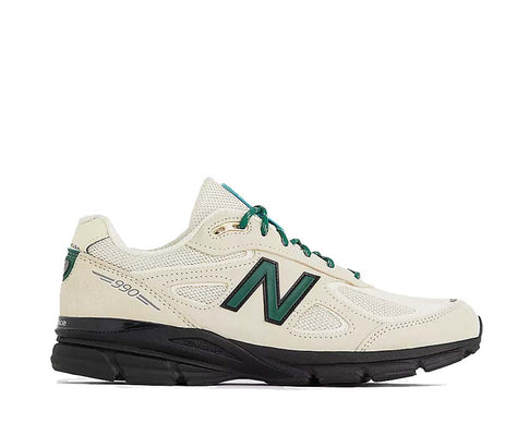 New Balance 990v4 Macadamia Made in USA — Herren beiges Wildleder Made in USA Sneaker