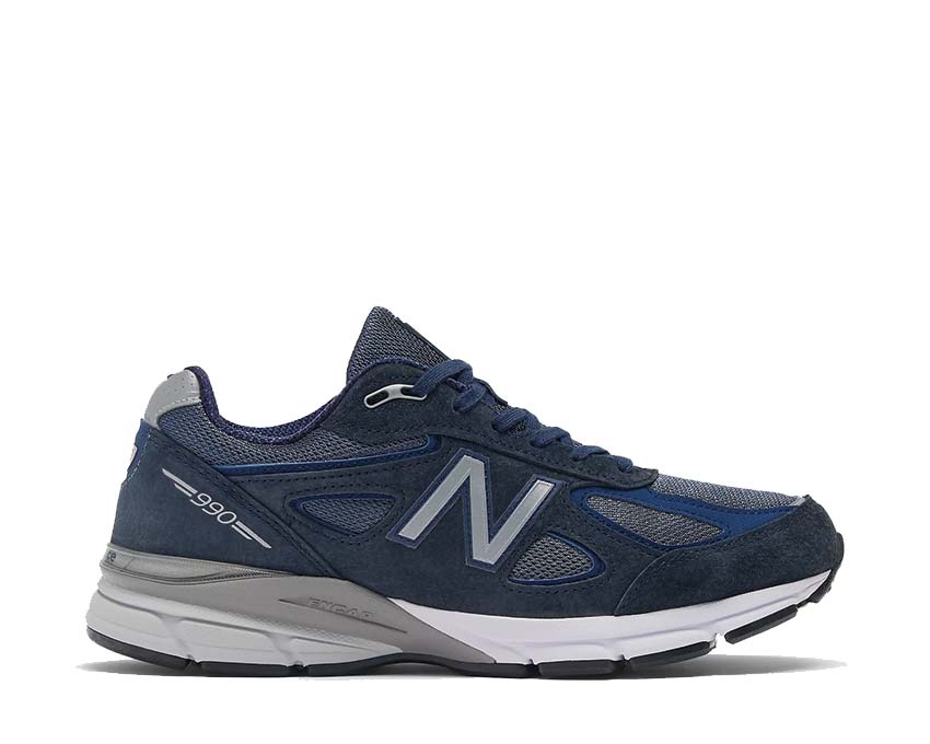 New Balance 990v4 Made in USA Navy — sneaker uomo mesh e scamosciato