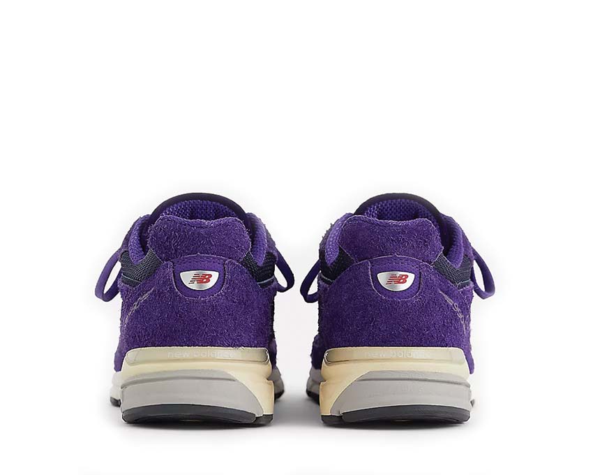 New Balance 990v4 Made in USA Plum Sohle — ENCAP-Technologie Silver