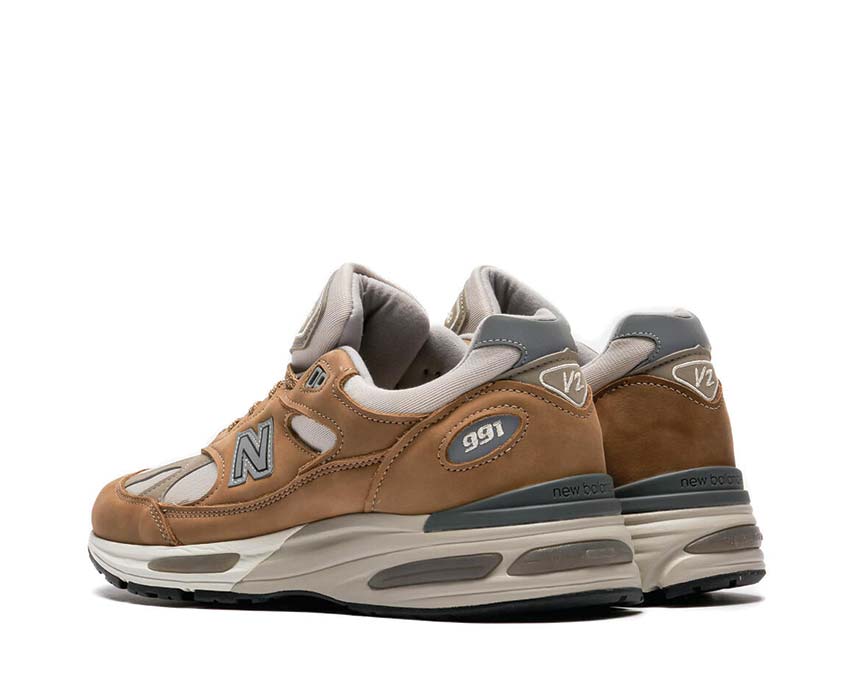 New Balance 991 V2 Made in UK Coco Mocca suela — amortiguación ENCAP