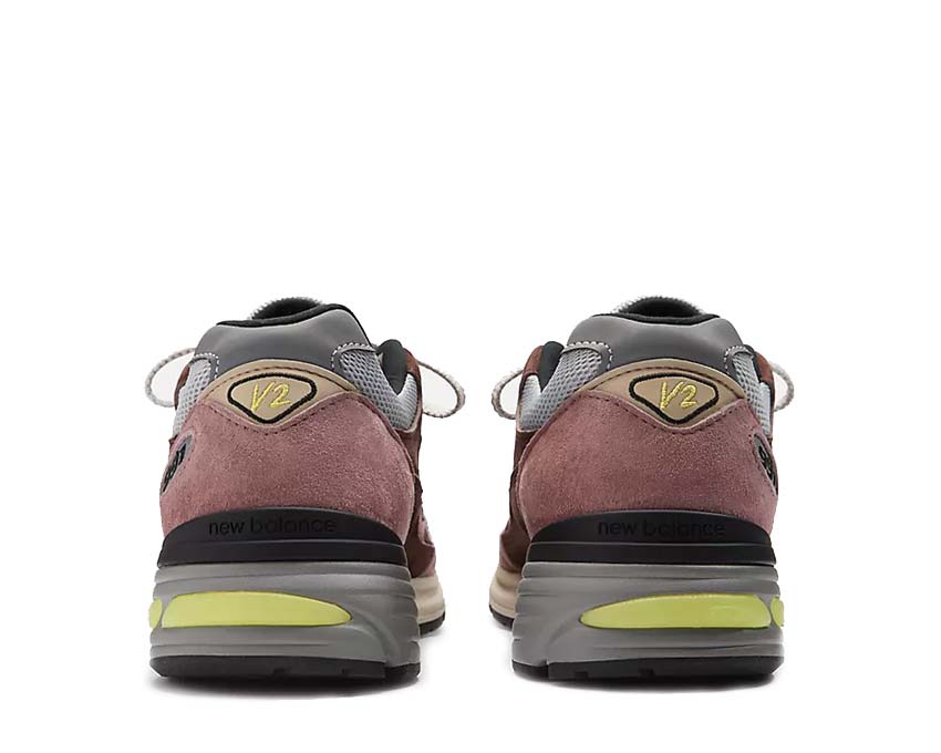 New Balance 991v2 UK Rosewood Sohle — ENCAP Dämpfung Made in UK