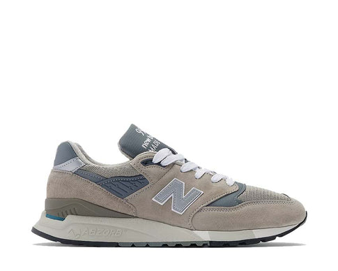 New Balance 998 Made in USA Grau U998GR — Herren Sneaker Leder Wildleder premium
