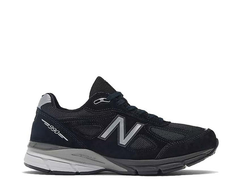 New Balance 990v4 Made in USA Black — Herren-Sneaker aus Mesh und Wildleder