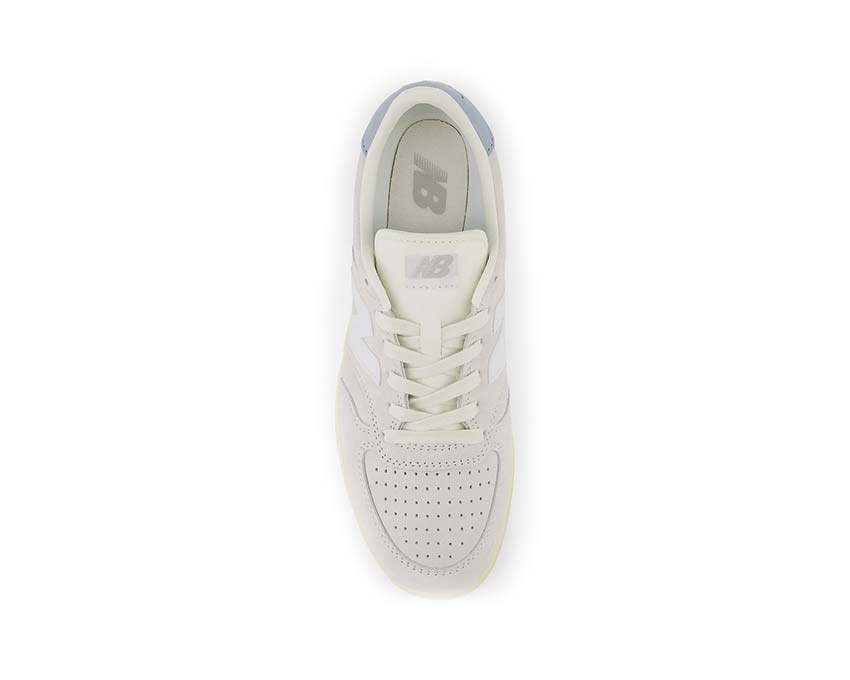 New Balance T500 Reflection White semelle — semelle gomme tennis grip court