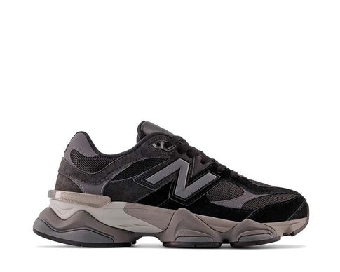New Balance 9060 Black U9060BLK — zapatilla hombre mesh ante negro total