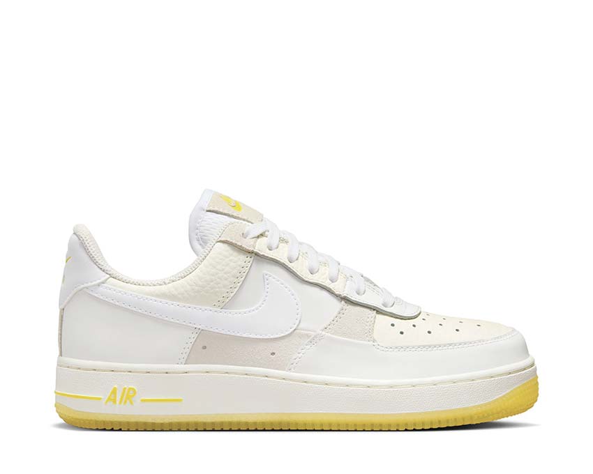Nike Air Force 1 '07 Low W Summit White Opti Yellow — classic unisex sneaker