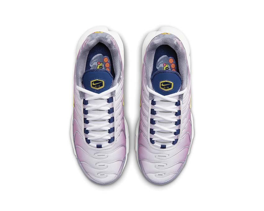 Nike Air Max Plus W Violet Dust Detail — Tuned Air Mesh Schaft