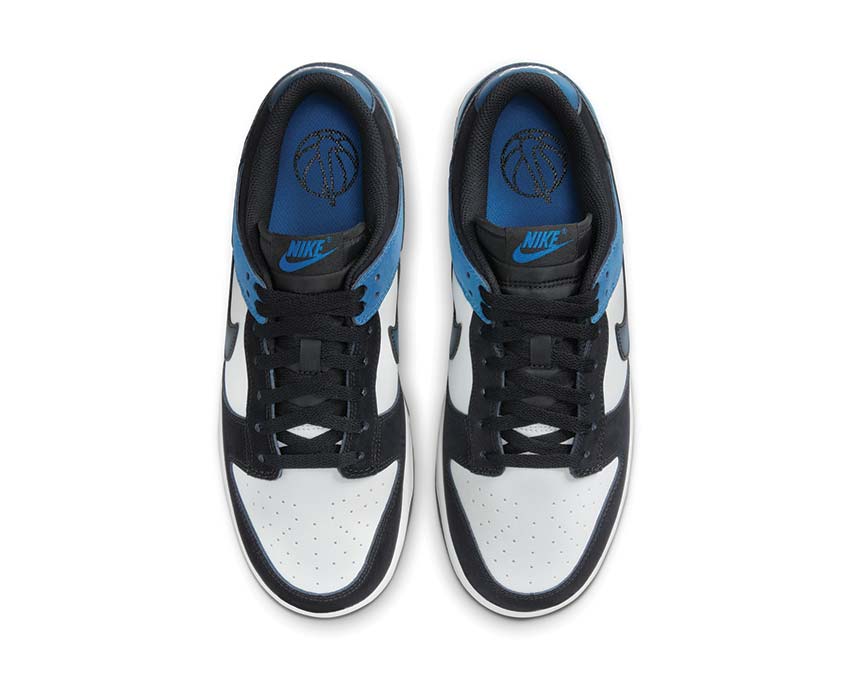 Nike Dunk Low Retro NAS Summit White semelle — caoutchouc vulcanisé Black