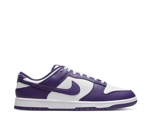 Nike Dunk Low Retro White Court Purple Orange — Sneaker Herren Court Farbgebung
