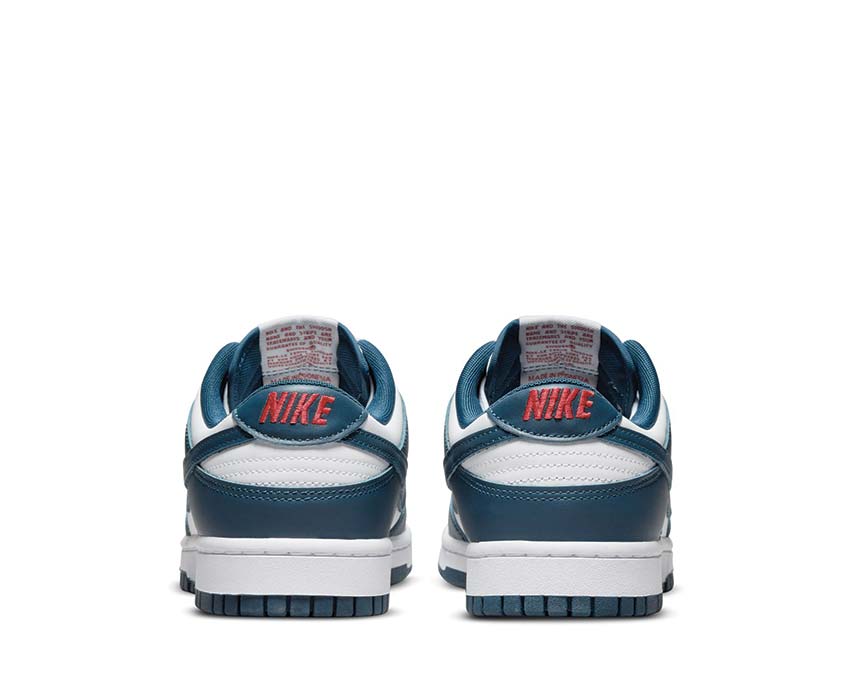Nike Dunk Low Retro Valerian Blue Sohle — transluzente Gummisohle