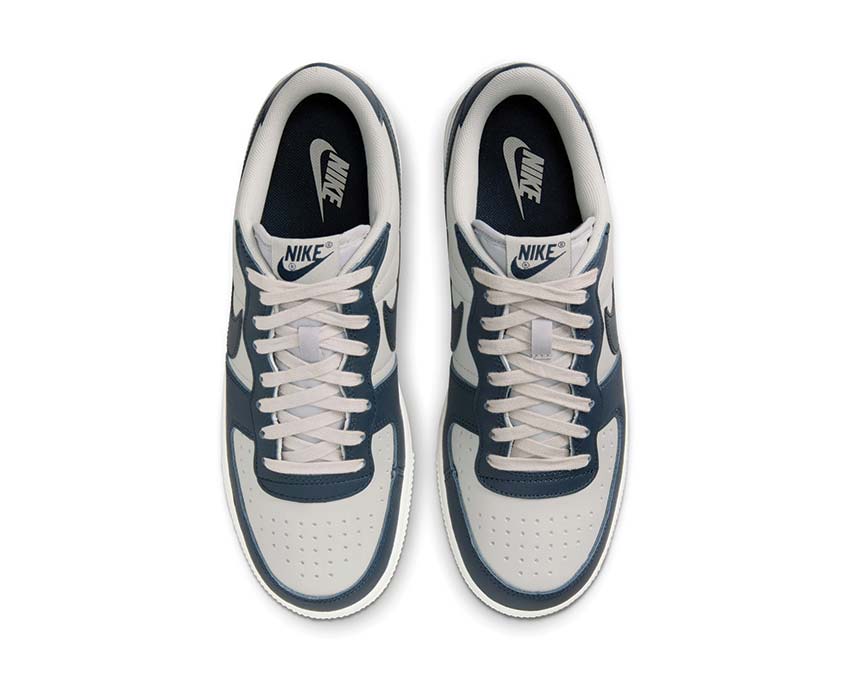 Nike Terminator Low Granite Detail — Leder Dark Obsidian und Sail