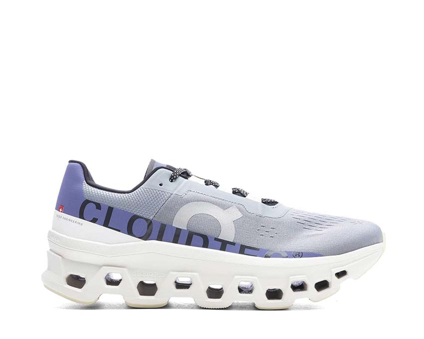 On Cloudmonster Mist Blueberry — running hombre tecnología CloudTec