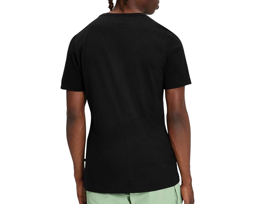 On Running On-T Black retro — t-shirt sport nera asciugatura rapida uomo On