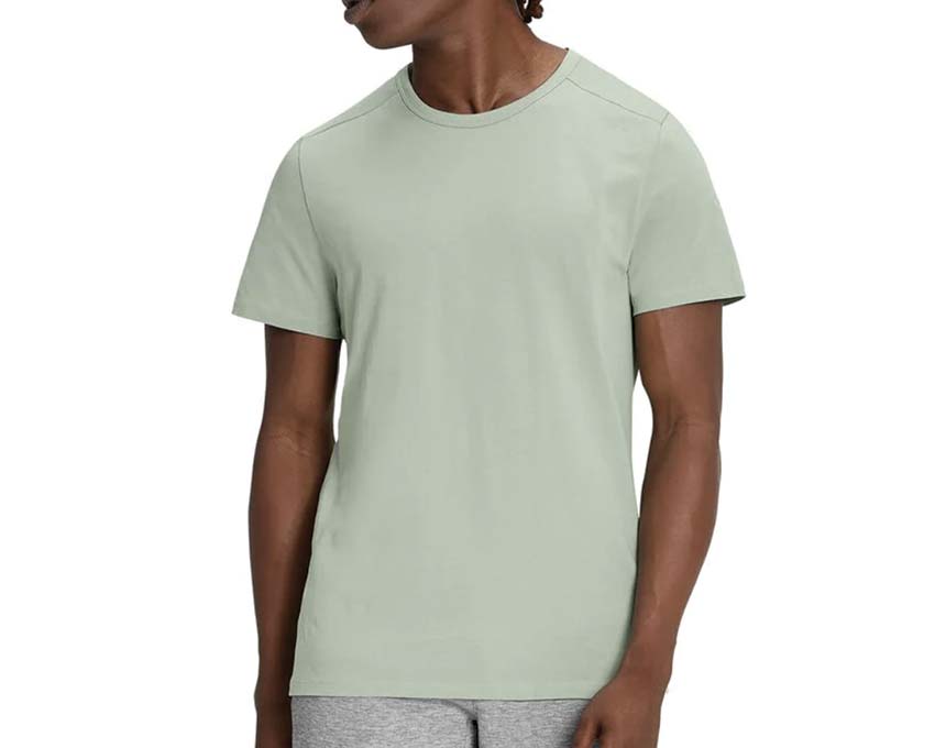 On Running On-T Moss — t-shirt running technique léger homme respirant
