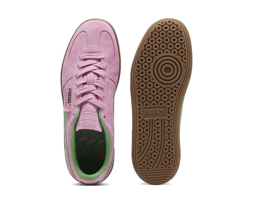 Puma Palermo Special Pink Delight Green Gum semelle — semelle gum vintage