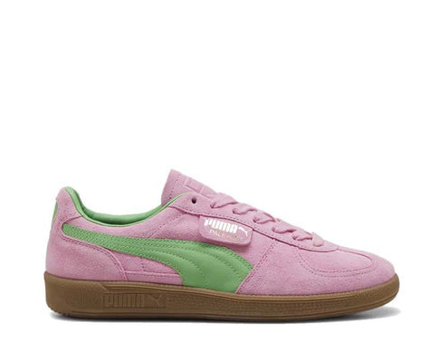 Puma Palermo Special Pink Delight Green Gum — sneaker homme cuir rétro