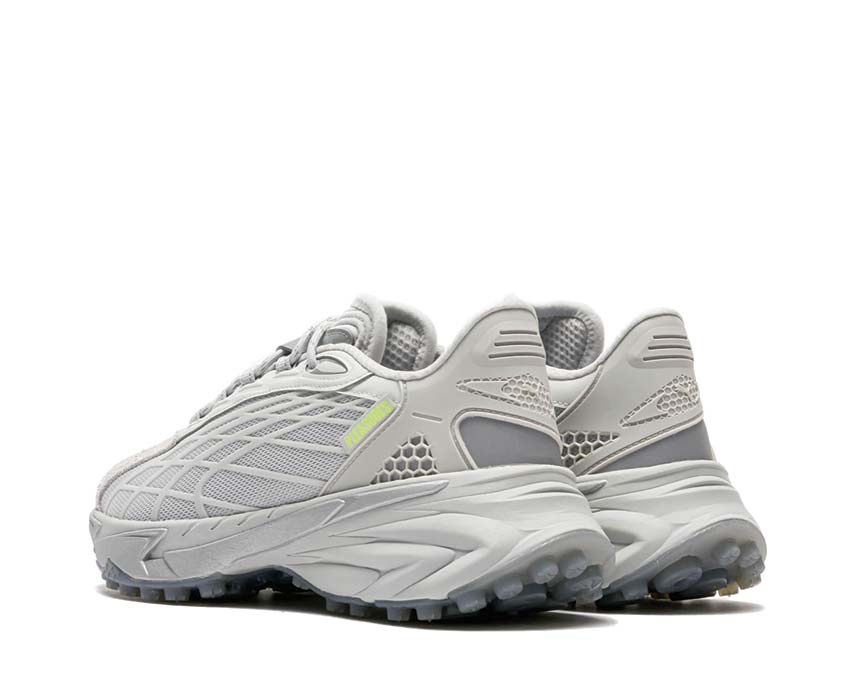 Puma Spirex Glacial Gray Cool Light Gray suola — suola EVA running grigia