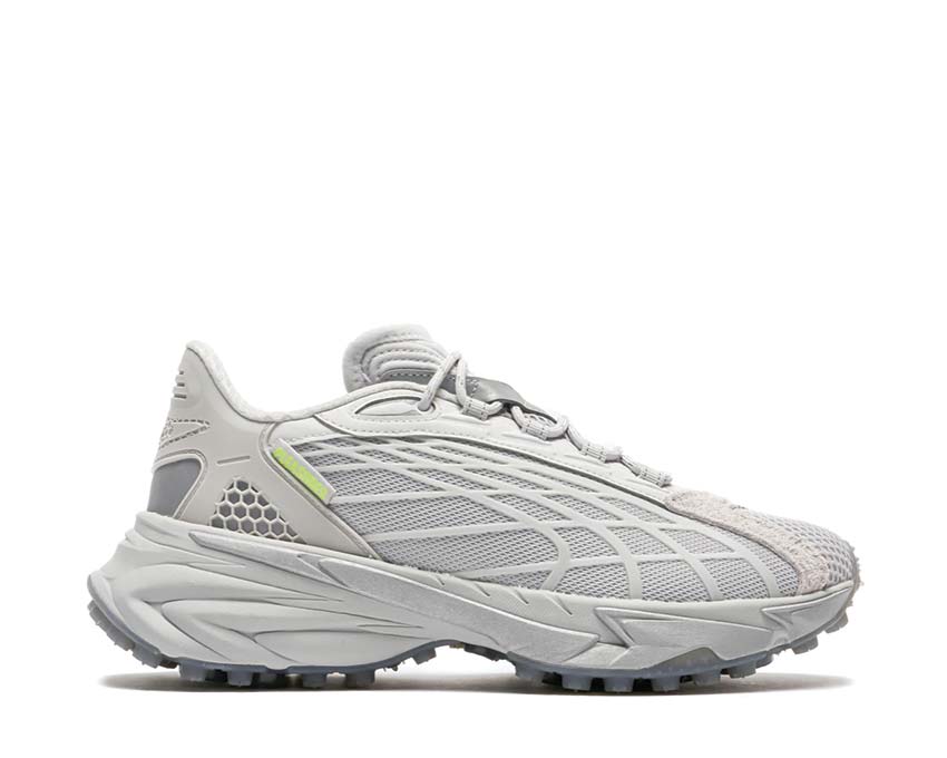 Puma Spirex Glacial Gray Cool Light Gray — sneaker uomo running mesh collab Pleasure