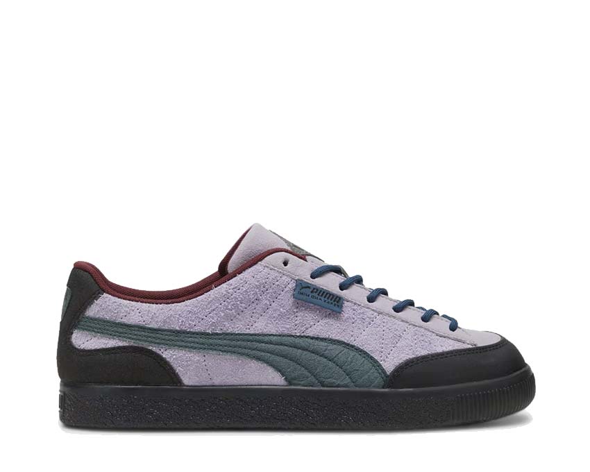 Puma Clyde Lavender Shock Ocean Tropic — sneaker homme cuir vintage collab PAM