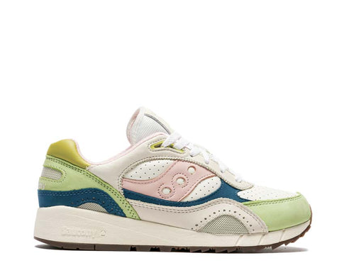 Saucony Shadow 6000 Green Multi — running homme tige mesh respirante
