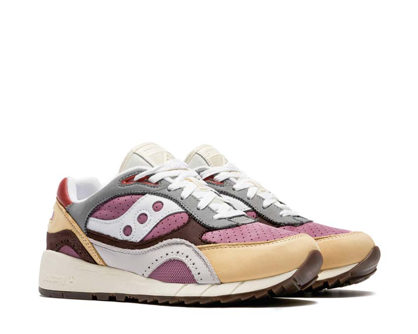 Saucony Shadow 6000 Purple Multi vista laterale — ammortizzazione ProGrid