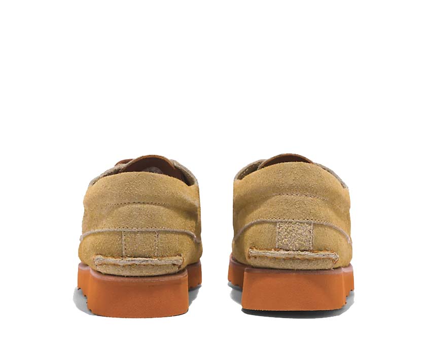Timberland 3 Eye Wedge VIBRAM Lace Up Beige suola — suola zeppa VIBRAM