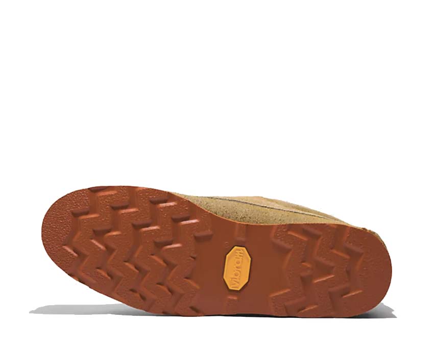 Timberland 3 Eye Wedge VIBRAM Lace Up Beige dettaglio — gambale pelle nubuck